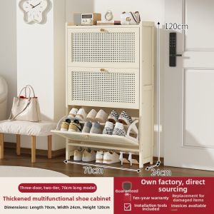 TUOJUE | Thin Narrow Door Non-wood Multilayer Entryway Shoe Cabinet