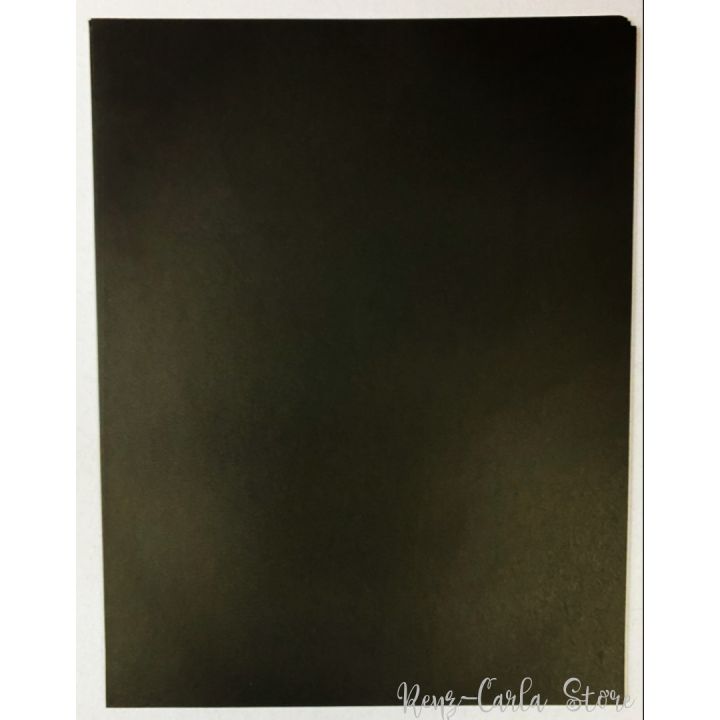 Black Colored Paper - Pure Black (50 pieces) | Lazada PH