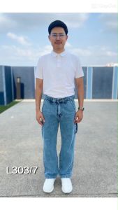 กางเกงยีนส์ ขากระบอก ยีนส์สีเข้ม ยีนส์สีฟอก ทรงสวย ทรงวินเทจ ทรงทันสมัย ผ้านิ่ม ใส่สบาย คุณภาพดี มีชำระเงินปลายทาง