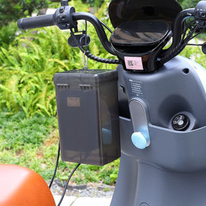 EV Charger Waterproof Box Outdoor Extra Large Rainproof Storage Pannier Bag Battery Car Charger Hook Holder