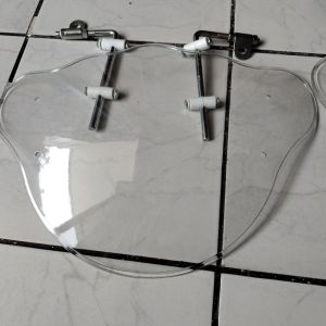 WINDSHIELD MOTOR / TAMENG ANGIN UNIVERSAL UKURAN SEDANG  DAN BESAR UNIVERSAL PREMIUM MEREK RPM pelindung dada dari angin