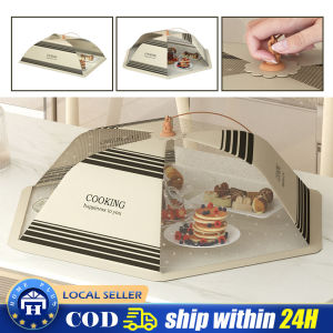 Mesh Net Foldable Large Food Cover Lace Dish Rectangle Round Cover Kitchen Gadgets Mesh Net Umbrella Anti-fly Mosquito Meal Table Umbrella Food Covers Cooking Tools