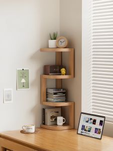 ZHUSHANXIA | Corner Bookshelf for Home Bedroom Storage Childrens Picture Book Shelf Student Use