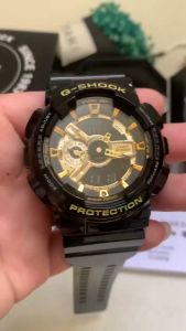 (Ready Stock Free Shipping) jam tangan lelaki G Shock Watch Men Sport Watch Dual Time Display jam tangan lelaki waterproof original World Time LED Auto Light Men Formal Casual Watches GA-110GB