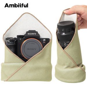 Ambitful ฝาครอบกล้องผ้าห่อป้องกัน Magic ผ้าพับ SLR เลนส์ Protector กรณีห่อเก็บ photographinner กระเป๋า