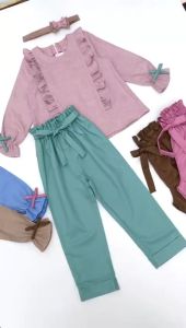 Setelan Baju Anak Perempuan Korean Style 1-14 Tahun