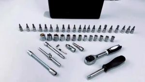 Set Kunci Shock 1/4 Socket + Obeng Socket Set 46 Pcs – Peralatan Multiguna untuk Profesional dan Hobiist!