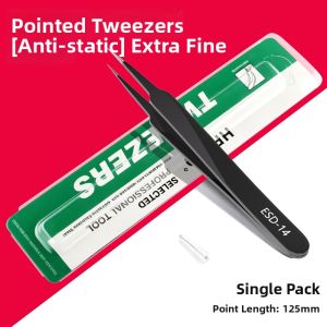 LECAN | Stainless Steel Precision Tweezers for Lab and Electronics Use