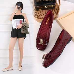 รองเท้าส้นเตี้ยหนังแท้สำหรับผู้หญิง ทรงหัวเหลี่ยม ทรงหัวเหลี่ยม รองเท้าส้นเตี้ยหนังนิ่ม รองเท้าส้นเตี้ยแบบสวมสบาย รองเท้าแฟชั่นสำหรับผู้หญิง