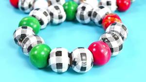 100pcs 20mm Dark Blue Wooden Beads Round Wood Beads with 10mm Large Hole Wooden Macrame Beads Loose Wood Spacer Beads for Jewelry Crafts Making Home Wall Decor