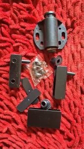 Magnetic Glass Hinges Single/Double Black Push to Open (1set) for Glass Cabinet Doors