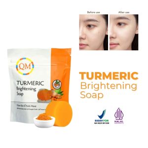 Sabun QM Brightening Sabun Cuci Muka Glowing Membantu Mencerahkan Wajah BPOM - 60 gram
