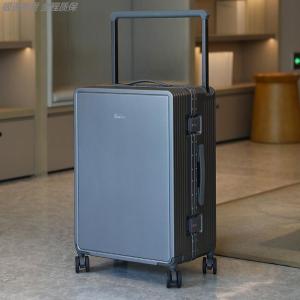 New 2025 Womens Travel Suitcase with Wide Pull Rod 20 Inches Check-In Bag High Aesthetic Value ABS PC Material Zipper Lock