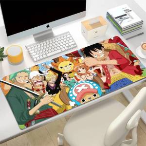 Bandai | One Piece Luffy Anime Gaming Mouse Pad Large Rubber Keyboard Desk Mat With 2MM Stitched Edge Design