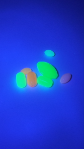 Luminous Fishing Beads Manik Ikat Matakail Rig Perambut Mata Pancing Glow in The Dark Lions