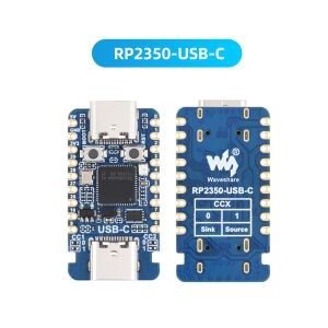 diymore | RP2350-USB-C Mini Development Board Type C Mini Development Board Dual Male/Female Dual Core Microcontroller Development Board