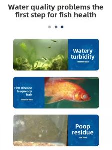 MONLEYTA | Fish Tank Water Purifying Tablets Clearing Odor Removing Fish Pool Aquarium Fish Tank Clear Water Fish Breeding Water Purifier