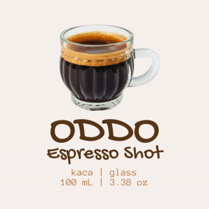 ODDO Espresso Shot Glass | Gelas Kopi Espresso | Mug Kopi Kaca Mini