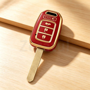 4 Buttons TPU Car Remote Key Shell Fob Cover Case Cap Tag Holder for Honda Accord CIVIC CRV Jazz HR-V HRV Keyless Protector