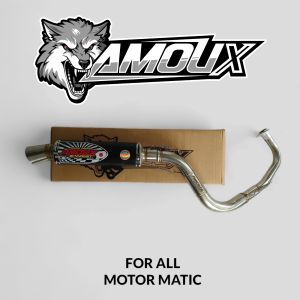 Knalpot samlong cobra murah original amoux untuk vario 125 150 pcx adv beat scoopy aerox nmax mio sporty