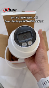 Dahua CCTV IP Camera DH-IPC-HDW1239V-A-IL 2MP/4MP 24/7 Full Color With Audio Smart Dual Light Human Detection Motion Detection Eyeball Network Camera