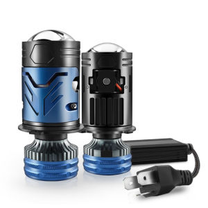 2 Đèn Pha LED H4 Projector 6500K Cường Độ Cao Chùm Cận Xa Đèn Sương Mù Công Suất Cao Cho Ô Tô & Xe Máy 12V Đèn Xe Hơi Turbo