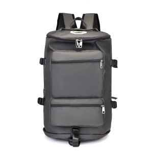 กระเป๋าเป้สะพายหลังสำหรับเดินทางแบบสะพายไหล่คู่ความจุขนาดใหญ่สำหรับผู้ชายและผู้หญิง กระเป๋าเก็บของสำหรับฝึกบาสเก็ตบอล กระเป๋าออกกำลังกายแยกชั้น กระเป๋าใส่ของสำหรับเดินทางแบบกันน้ำ