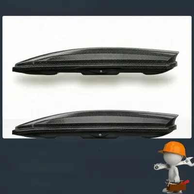 QITUN | Carbon Fiber Pattern Large Capacity Car Roof Box