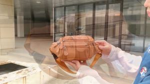 Genuine Leather Waist Bag - Multi-functional Men's Chest Bag, Cowhide Material