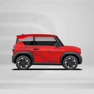 Tem dán xe VF3 - Decal Sticker dán xe - Ds Decal- 2 bên-DsDecal