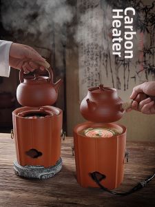 MIANXIAOCHENG | Outdoor Red Clay Manual Heating Kettle