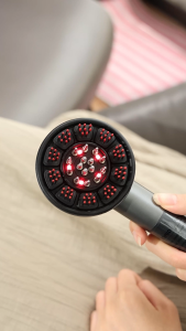 BOMIDI 660NM Infrared Light Electric Scalp Massage Comb MG4 Promote Hair Growth Massage Brush
