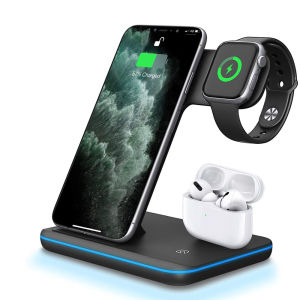 bộ xạc đa  năng  điện thoại di động không dây 3 trong 1
