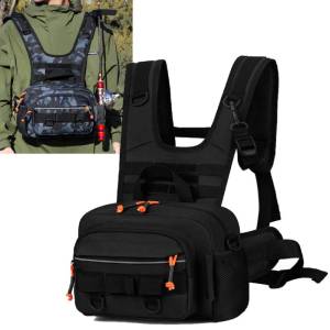 กระเป๋าใส่อุปกรณ์เดินทางอเนกประสงค์สำหรับตกปลาเสื้อหิ้วสุนัขยุทธวิธีของกระเป๋าผู้ชายคาดอกกระเป๋าด้านหน้า EDC กระเป๋ากระเป๋าเป้ตั้งแคมป์ปีนเขาอุปกรณ์กลางแจ้งกระเป๋าคาดเอวอุปกรณ์กล่องเหยื่อตกปลา