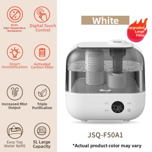 [China Plug Adapter Needed] Bear | Top-Fill Large Mist Humidifier 5L