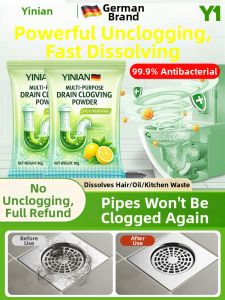 Yinian | Powerful Oil Dissolving Drain Cleaner Foam Powder
