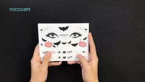 แทททู ฮาโลวีน แทททูแผล รอยสักชั่วคราว รอยสักลายการ์ตูน กันน้ำ halloween Tattoo