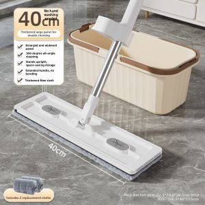 MRUN | Long Large Capacity Plastic Mop Bucket