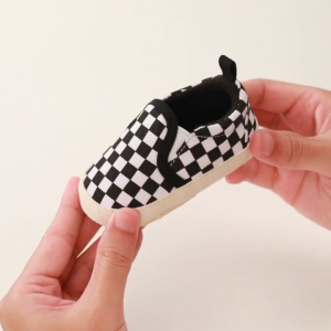 Baby Boys Shoes 0-18 Months Soft Sole First Walkers Non Slip Sports Sneakers Classic Striped Toddler Walking Shoes Breathable​