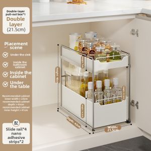 MOLORE | Kitchen Sink Storage Rack Sliding