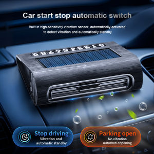 1pc solar air purifier built-in sensor used in the car purifies air clean air fresh air purification generator intelligen