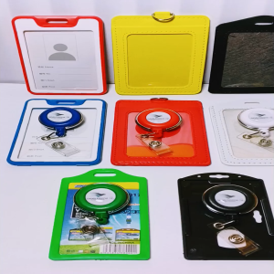 Gantungan Yoyo Id Card Putar Stainless Garuda Indonesia Airline + Tempat/Holder Id Card