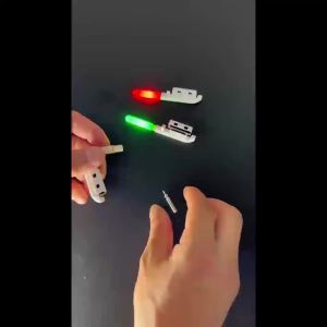 (Without Battery)5 pcs LED Fishing Rod Light Fishing Light Accessories Night Light Positioning Bait Light Suitable for Lure