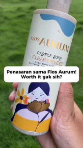 Flos Aurum Clear Breeze Castile Soap 250ml – Natural Soap | Sabun Kulit Sensitif | Sabun Zaitun | Sabun Non SLS | Sabun Organik untuk Kulit Sensitif