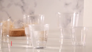 50PCS Plastic Shot Glass Disposable Cup Transparent Dessert Cup Mousse Cup Drinking Cup Multi-Size Party Tableware