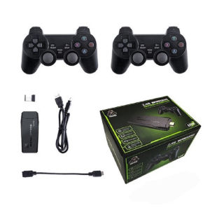 2025 New Video Game Sticks M8 Console 2.4G Dual Wireless Controller Game Stick 4K HDMI Output 15 Classic Emulators - 64G