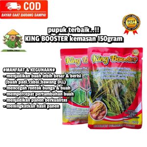 COD - Pupuk King Booster 150gram Nutrisi Pembesar Buah Menjadikan Buah Lebih Lebat Berisi Dan Berbobot