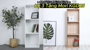 Kệ 3 Tầng Mori Rộng 34cm Thương Hiệu KEGODA KGD25