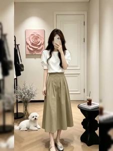 NIUVIES | Đầm Maxi Phong Cách Hàn Quốc Mới