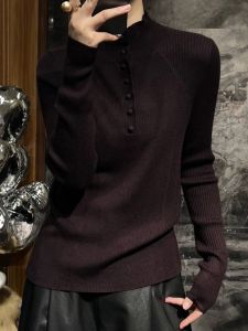 QINGNAER | Slimming Concealing Womens Sweater